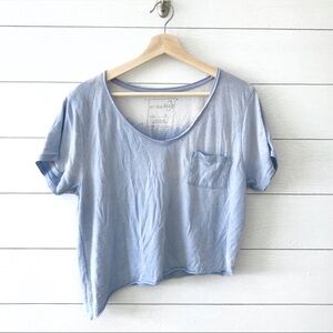 ⭐️ 2 for $25 • We the Free || Burnout Asymmetrical Pocket Tee M